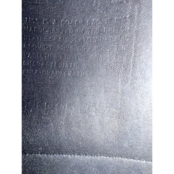 Vtg Coach black leather MEdium To Full Backpack Daypack 9791 w/brass Hardware main image 11